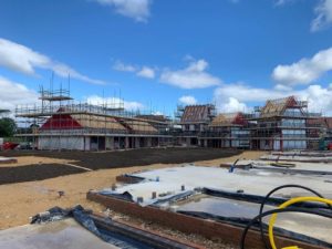 scaffolding for housing developments